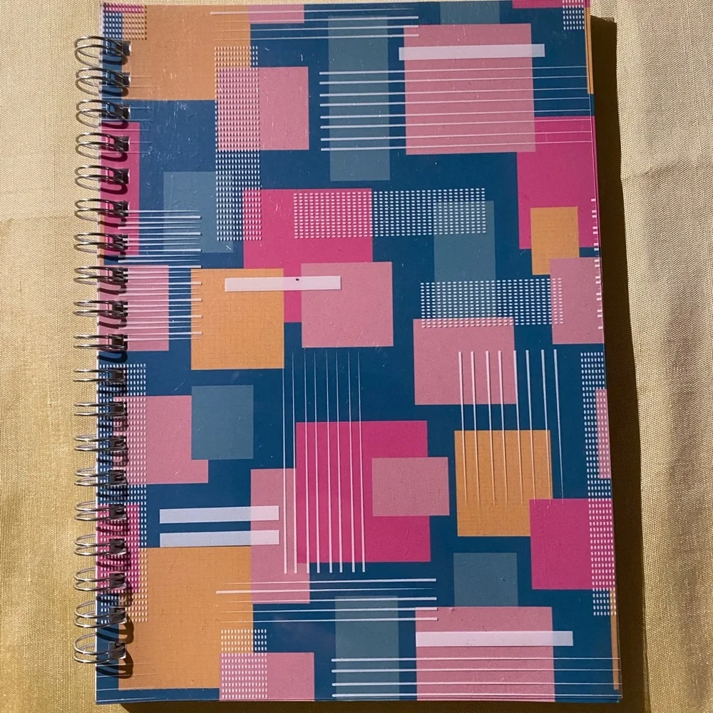 Colorful Spiral Notebooks Set